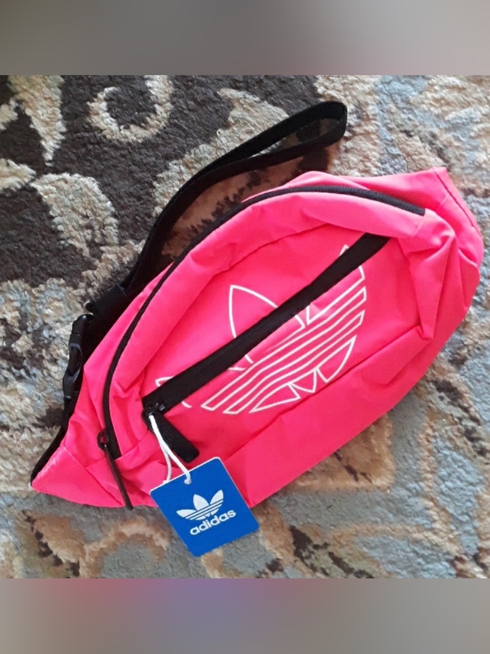 NEW Adidas neon pink fanny pack